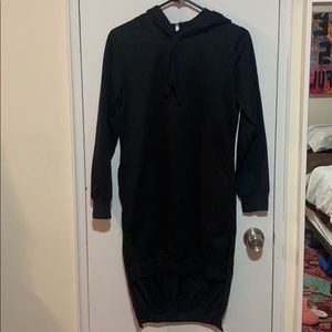 Hi-Low hoodie dress